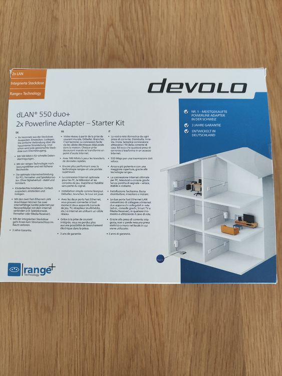 Devolo Lecteurs & Adaptateurs: devolo dLAN 550+ Starter Kit Powerline LAN – D'occasion à Widnau par ral_5fxq 2