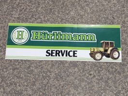 Hürlimann Service Aufkleber 22,5 x 67 cm