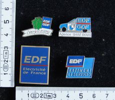 PIN EDF GDF France Electricité de France Set mit 4 Stk #1046