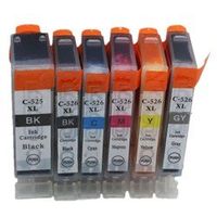 6 Druckerpatronen PGI-525 CLI526 XXL Pixma MG 8150