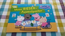 Peppa Pig - Peppa Wutz - Riesen Ausmalposter - Ausmalblock