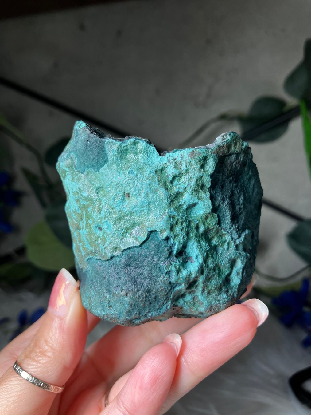 Minerali & Pietre curative: Grüner Chalcedon-Stalaktit – Nuovo (secondo la descrizione) da Neuheim venduto da m.hald 5