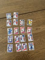 Panini Football Stickers collection 18 pieces used condition