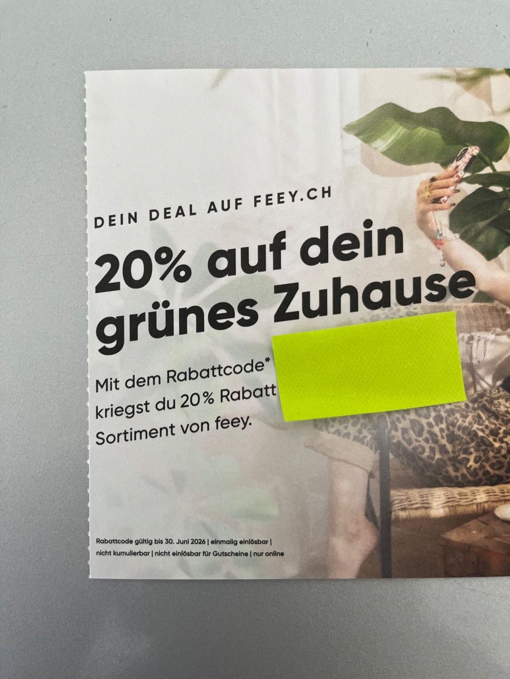 Piante & sementi: Rabattgutschein Feey (feey.ch) 20%-Rabattcode – Nuovo e nell'imballaggio originale da Unterägeri venduto da flu_zp5d 2