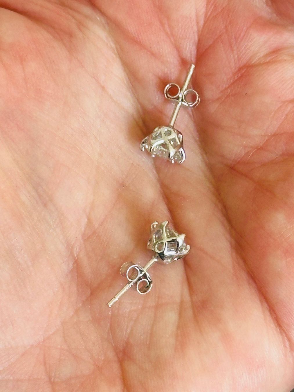 Orecchini pendenti & Orecchini a lobo: 2.00(total)ct VVS1WHITE MOISSANITE earrings with certificate – Nuovo e nell'imballaggio originale da Genève venduto da AWWA 7
