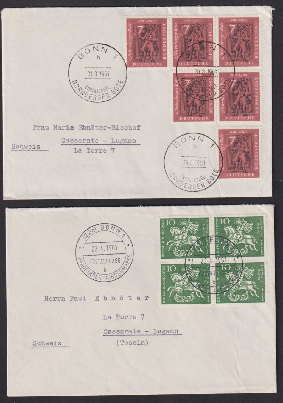 Alle Briefmarken: Deutschland divers – Gebraucht aus Bellach von qsearch 1