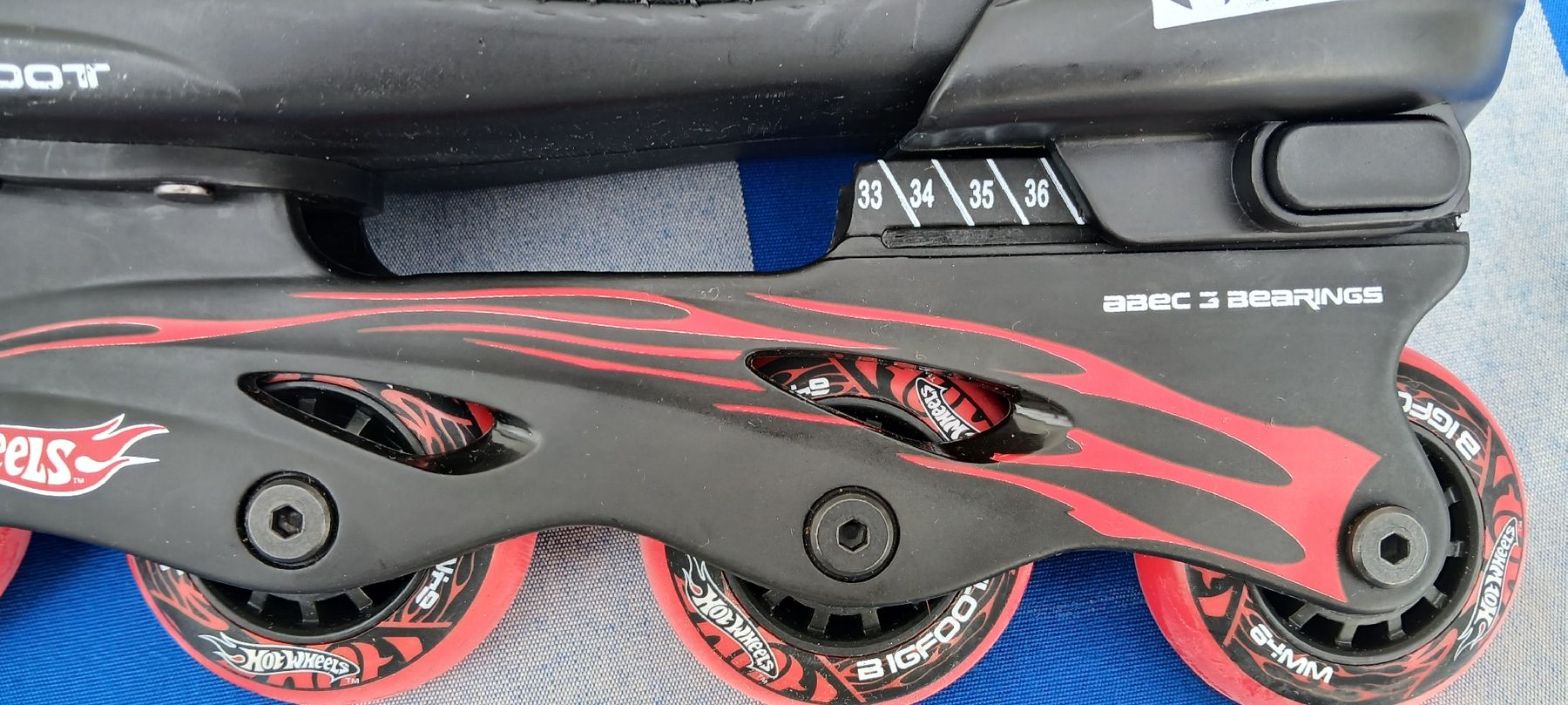 Pattini in linea & Pattini a rotelle: Inline Skates Set Grösse 34-37 mit Helm und Schutzausrüstung – Usato da Kölliken venduto da turimess 3