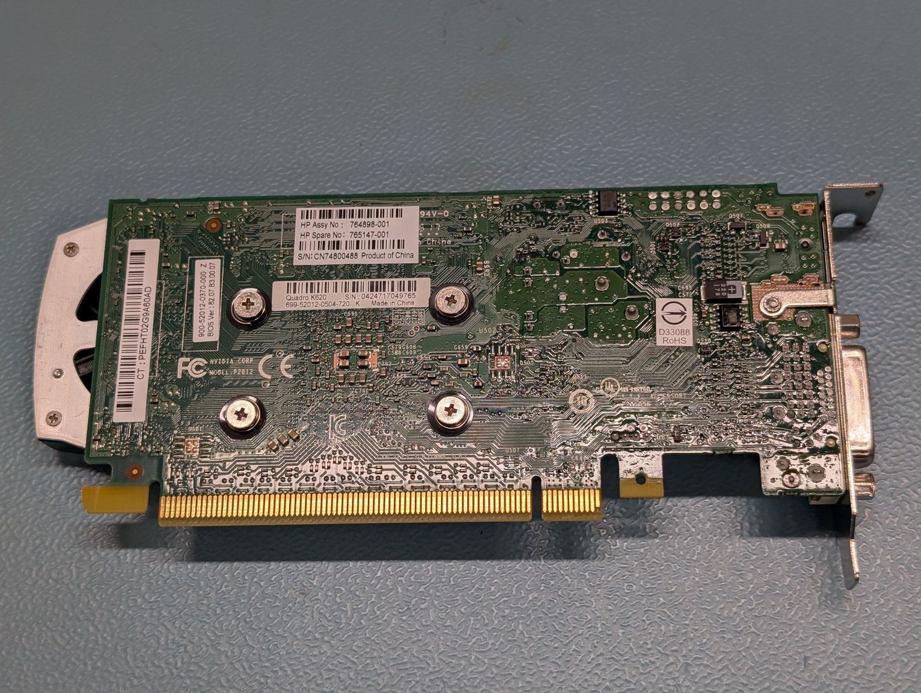 Nvidia Schede grafiche: Grafikkarte nVidia Quadro K620 LP – Usato da Seengen venduto da Moonwalk 1