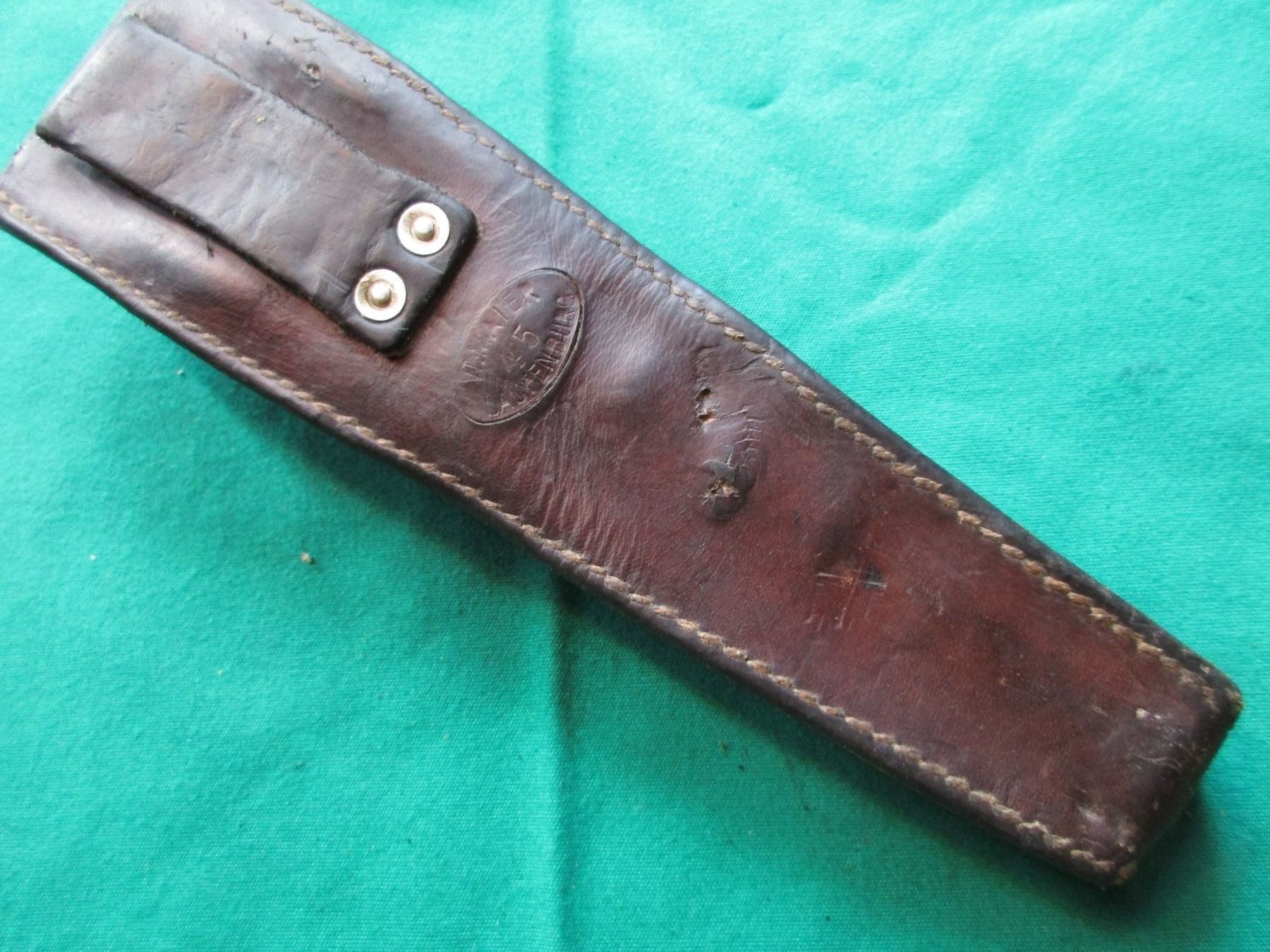 Schweizer Armee Armi bianche: Futteral zu Schiessbecher K31, 1945 – Usato da Bowil venduto da vifi01 2