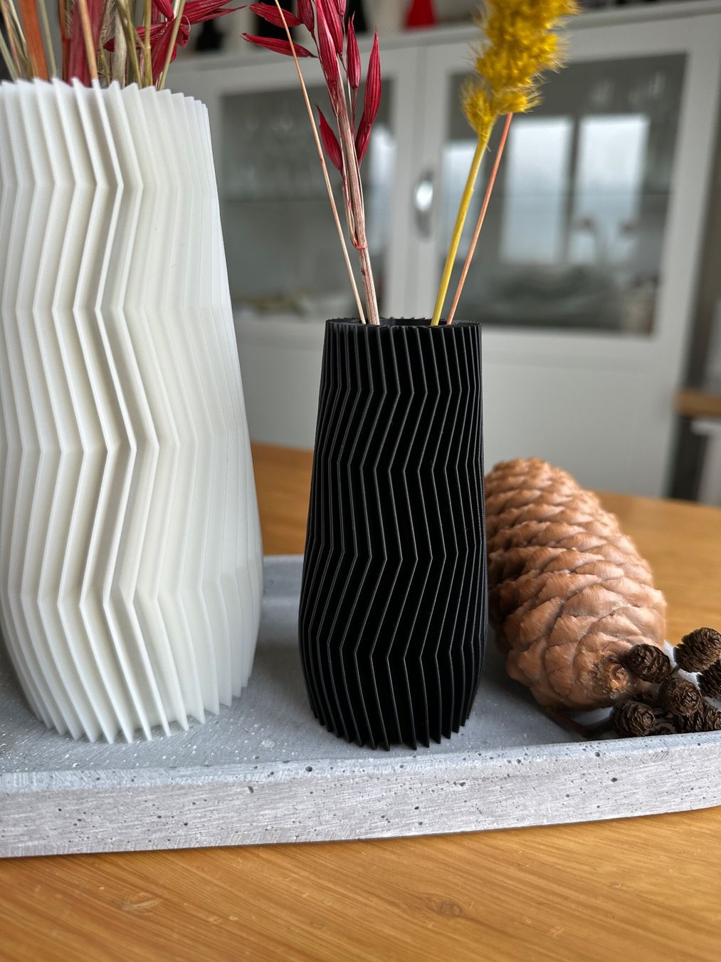 Vasi & Recipienti: Moderne Deko Vase, schwarz, geometrisch – Nuovo e nell'imballaggio originale da Ibach venduto da ad4432cd 3
