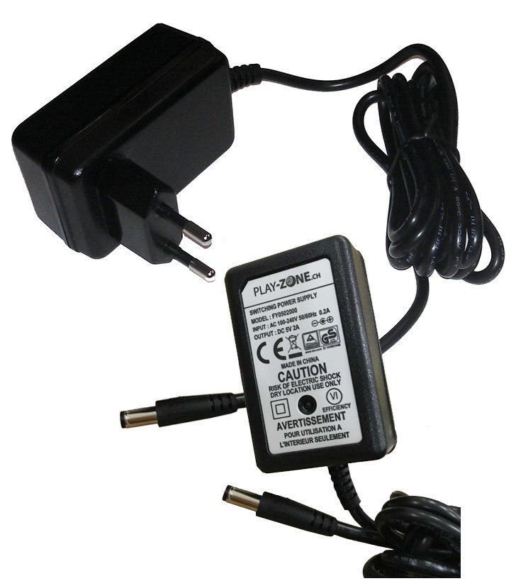 Altri accessori: Play-Zone AC/DC-Adapter 5V DC / 2000mA – Nuovo e nell'imballaggio originale da Oberrüti venduto da siyito