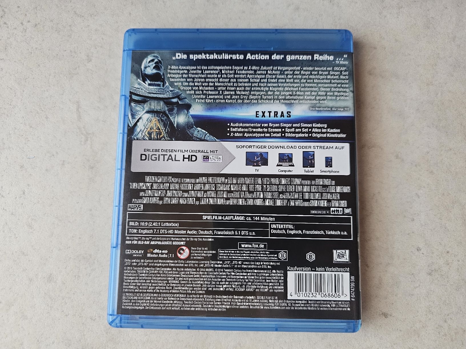 Tutti i DVDs: X-Men  -  Apocalypse  /  Bluray – Usato da Schneisingen venduto da backstore24 1