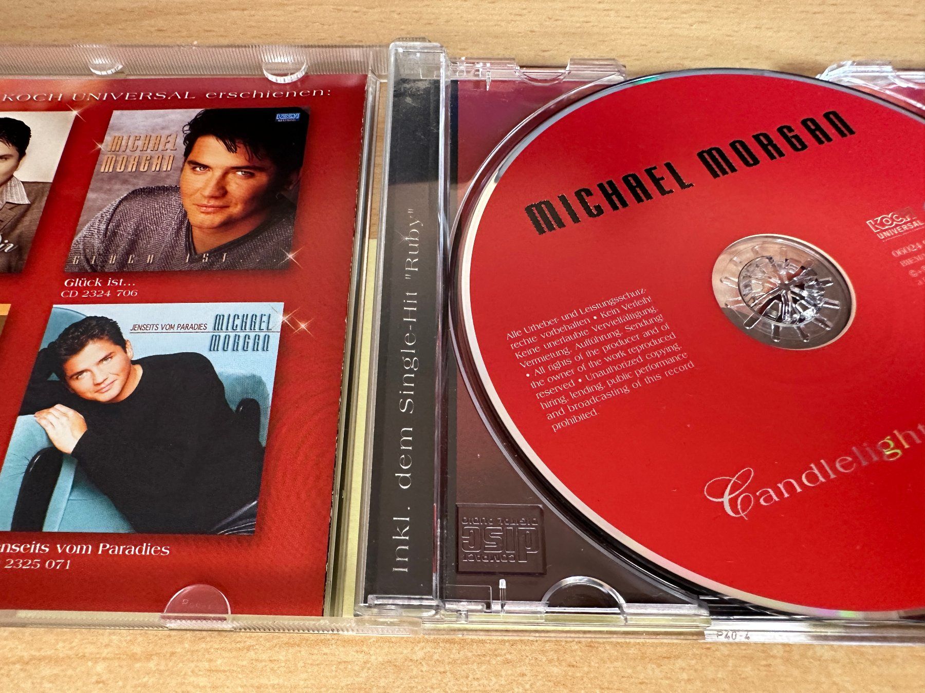 CD: Michael Morgan – Candlelight Zu Zweit – Usato da Rikon im Tösstal venduto da Alpenmutz 2
