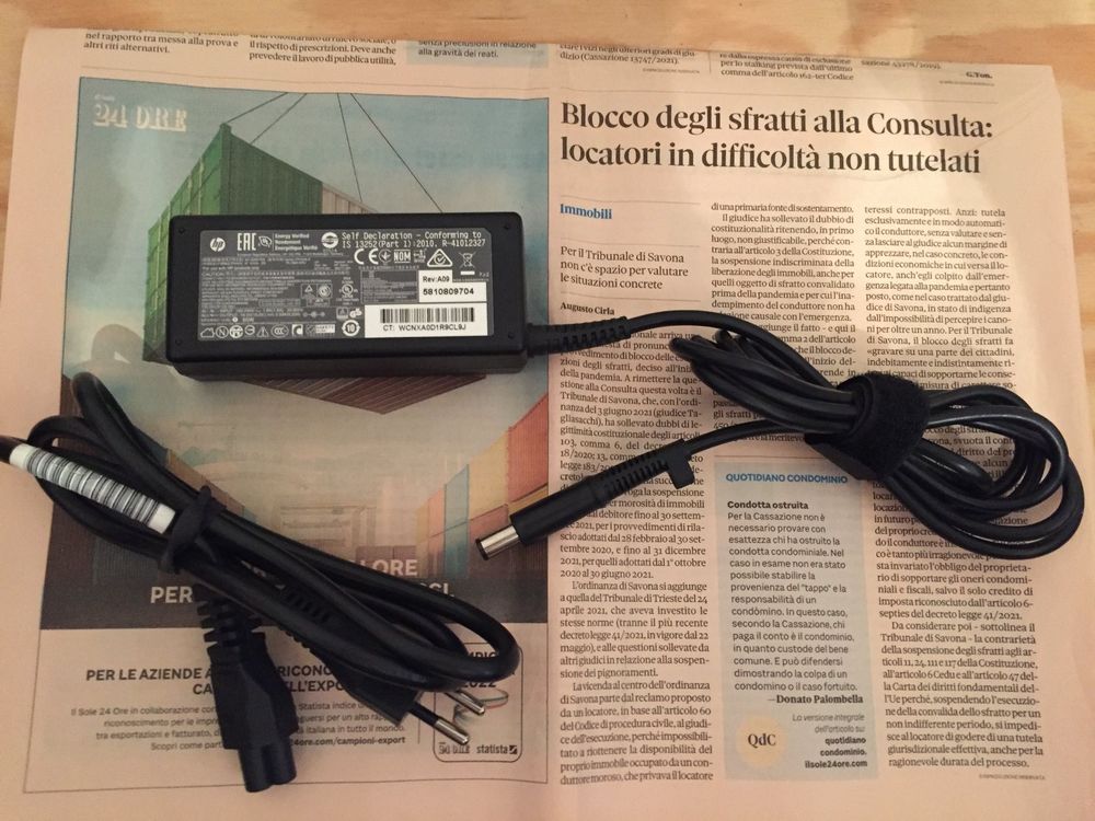 Delippo 65W Netzteil Für HP Laptop – 19,5V 3,33A, Stecker 4,5x3,0 Mm, Inkl. EU-Kabel