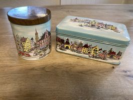 Blechbüchsen 50er Jahren 2 Stück