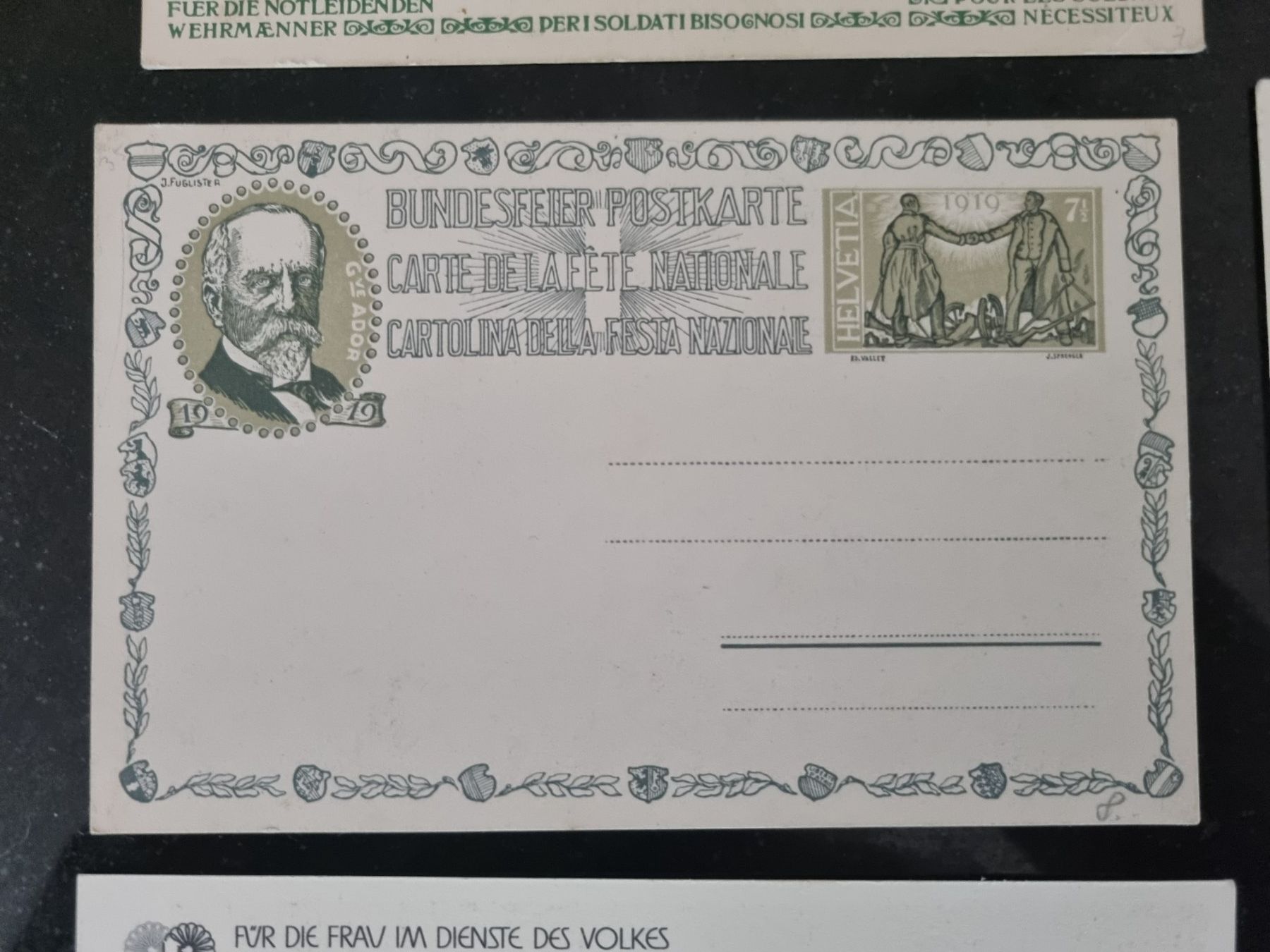 Tutti i francobolli: Lot mit 6 ungebrauchten Bundesfeierkarten – Nuovo (secondo la descrizione) da Gümligen venduto da Geniusbuy 3