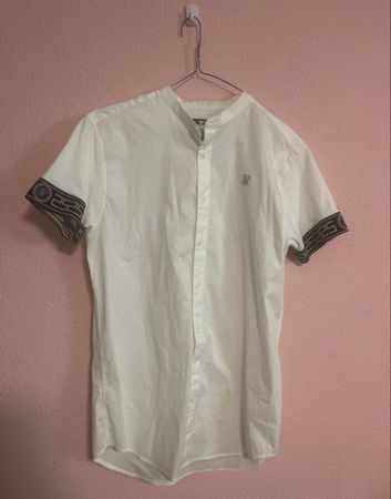 Camicia bianca da uomo, maniche corte, taglia M, come nuova!