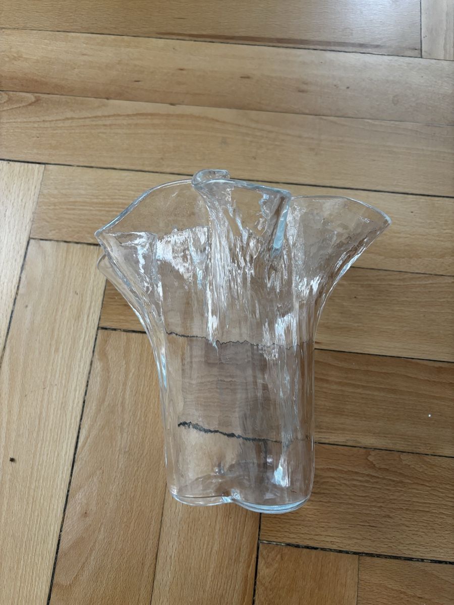 Vasen & Gefässe: Vintage Midcentury Modern Vase Glas – Gebraucht aus Zürich von kleinervogel 1