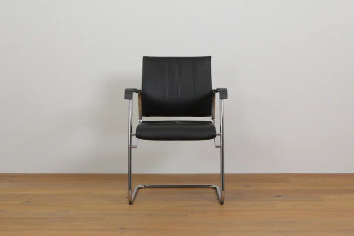 Wilkhahn Chaises: Freischwinger Wilkhahn Sito Leder 274/55 – D'occasion à Affoltern am Albis par Zapro