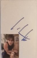 Jared Leto Autogramm signiert Karte mit Bild 7x13cm