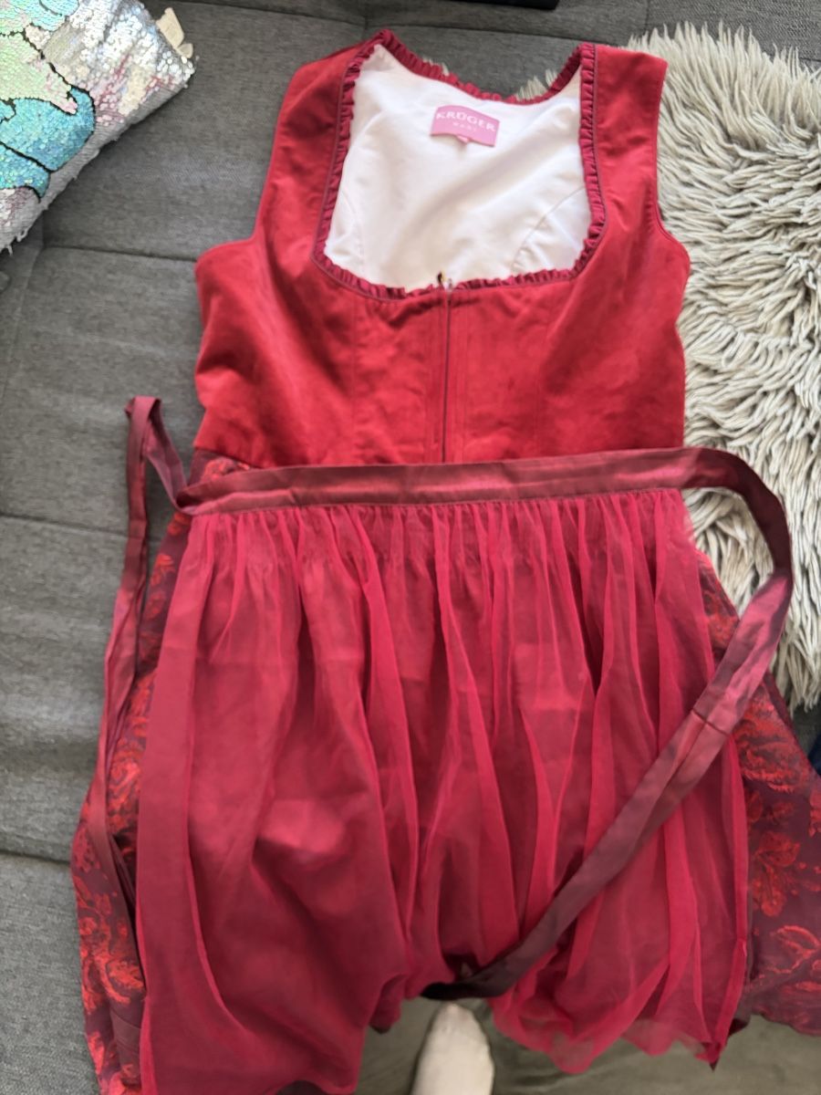 Krüger Vestiti: Krüger dirndl rot 44 – Usato da ebikon venduto da Caru15 1