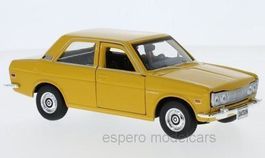 Datsun 510 Bluebird 1967-1972 gelb       1:24 von Maisto