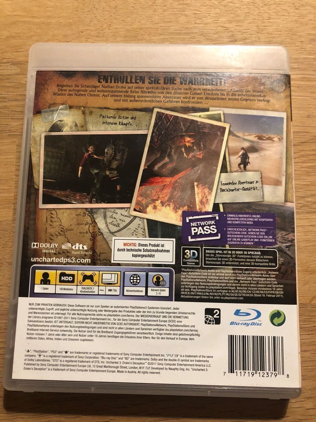 Sony Giochi: Uncharted 3 für Ps3 – Usato da Kestenholz venduto da Inna09 1