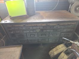 Werkbank aus Schlosserei
