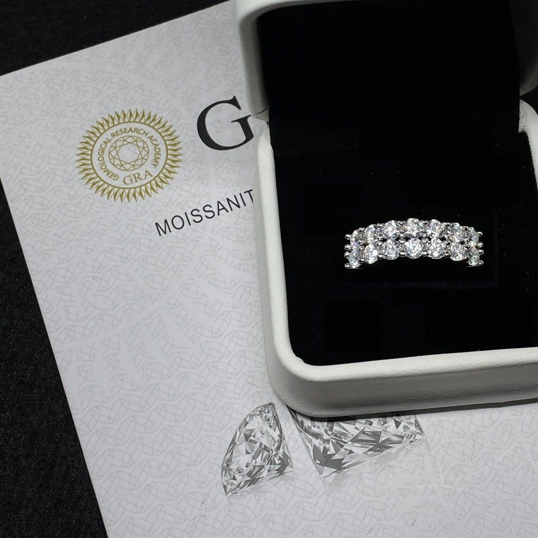 Ringe: Moissanite Ring, Silber 1.4ct - Gr. 59 – Neu (gemäss Beschreibung) aus Thun von Creative-Art-Tess 8