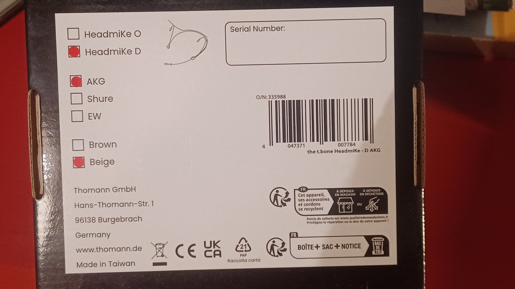 Akg Microfoni: Headmike D AKG Headset mikrofon – Usato da Watt venduto da Wfifi 2