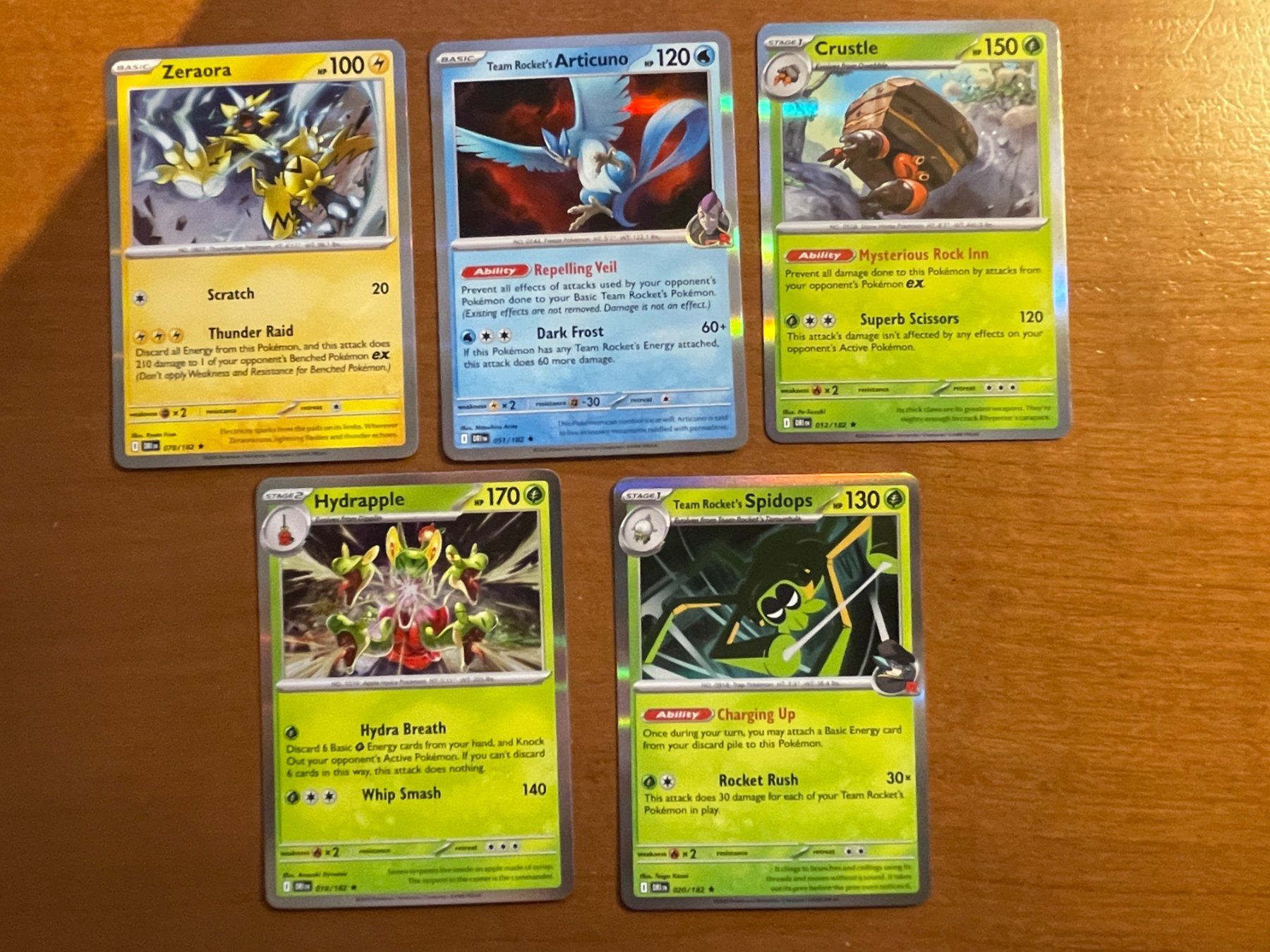 Pokémon Carte collezionabili: Pokemon Holo Karten Set (Versand gratis) – Nuovo (secondo la descrizione) da Chur venduto da Angerson