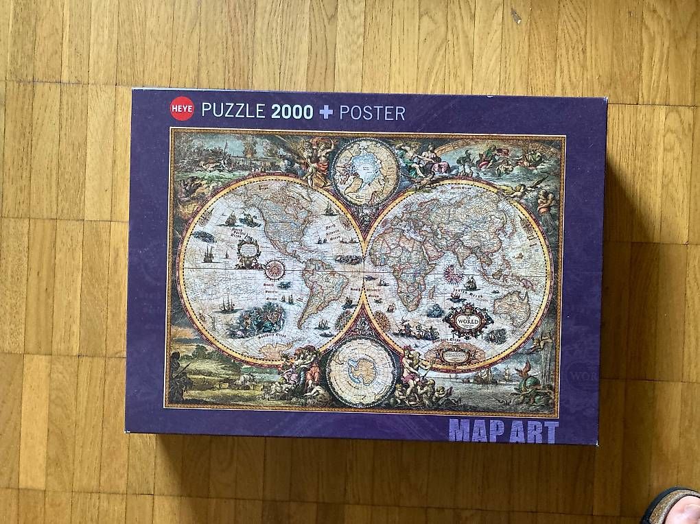 Heye Puzzle: HEYE Puzzle Vitage World 2000 Teile – Usato da Winterthur venduto da Quilterin