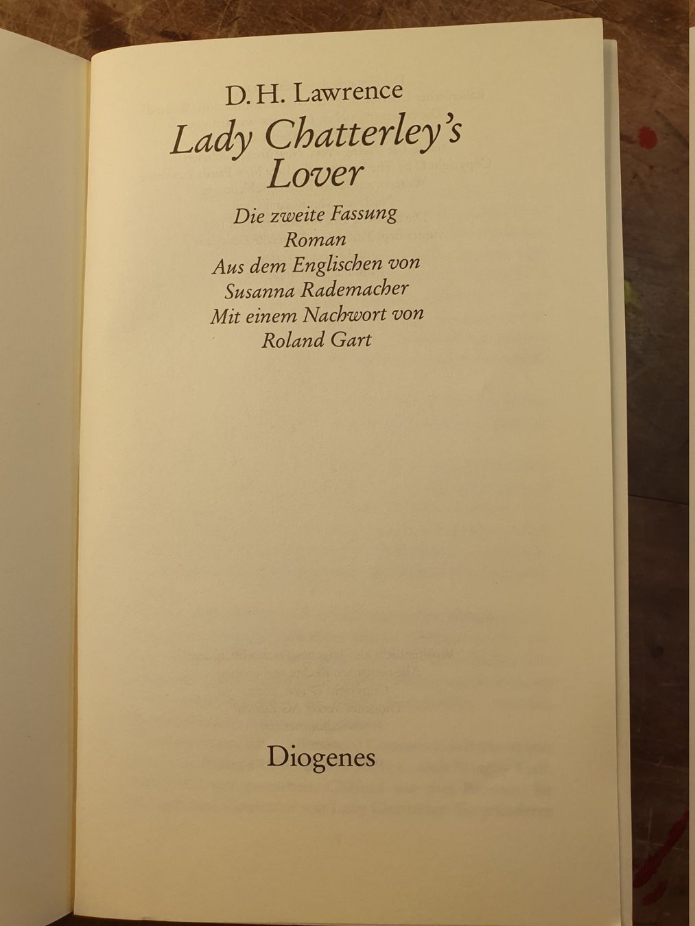 Libri: Lady Chatterleys Lover - D.H. Lawrence – Usato da Zürich venduto da loosebone 1