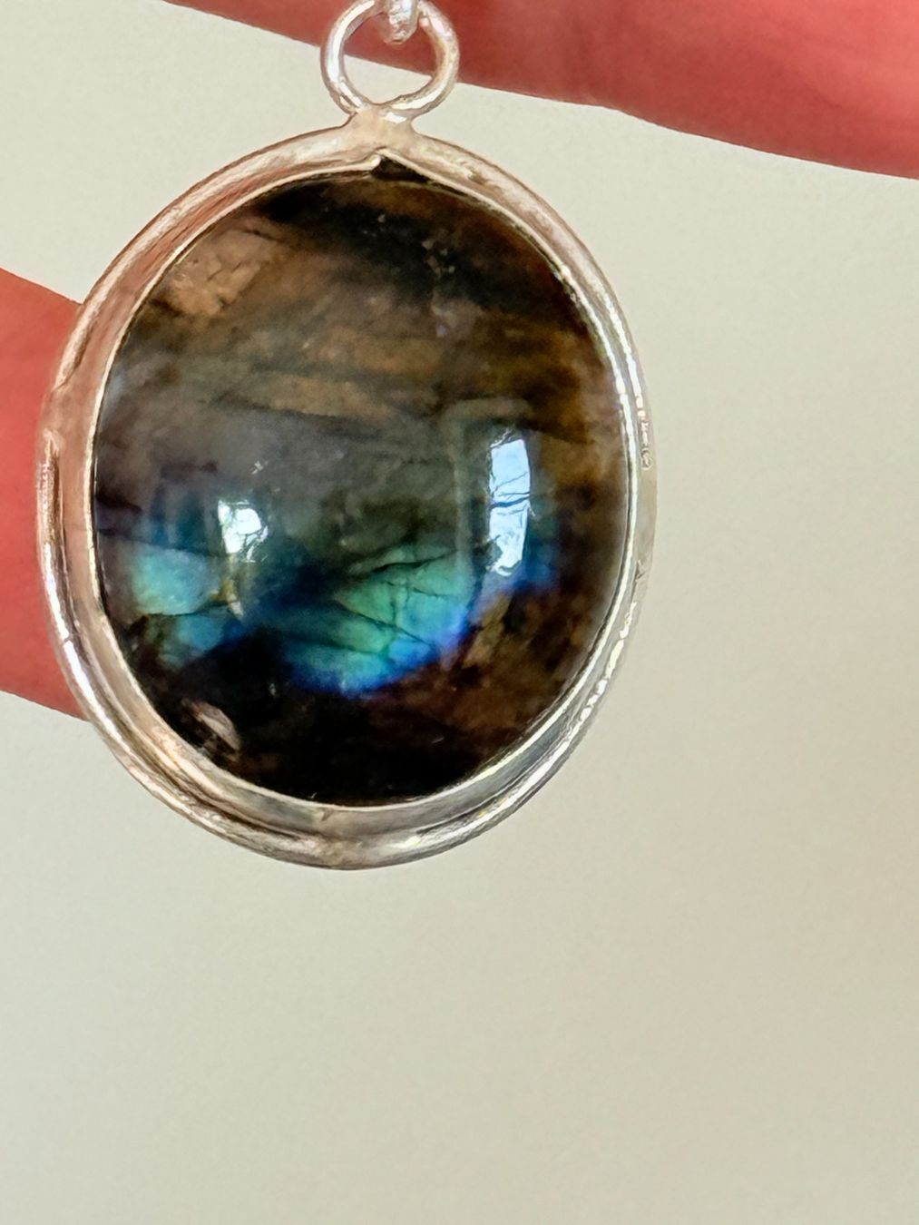 Catenine: Collier Labradorite✨ Pendentif Unique – Nuovo e nell'imballaggio originale da Genève venduto da AGBERG