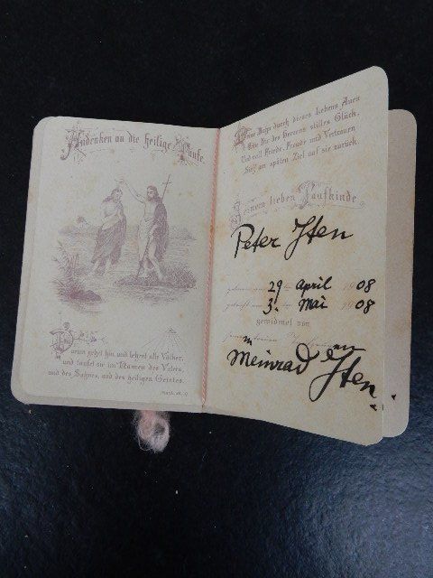 Documents: 3 antiker Taufscheine 1900 - 1908 – D'occasion à Oberägeri par baerghuus 8