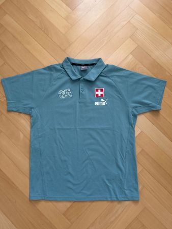 PUMA Polo SFV Schweiz Gr L 🇨🇭ORIGINAL VERPACKT 🇨🇭