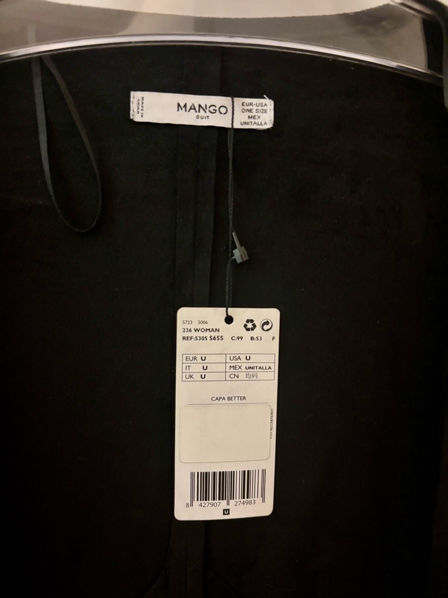 Sonstige Damenmode: Mango Poncho mit Fransen – Neu (gemäss Beschreibung) aus Baden von Tiffany6878 7