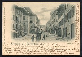 AK Porrentruy, Grand-Rue, 1900