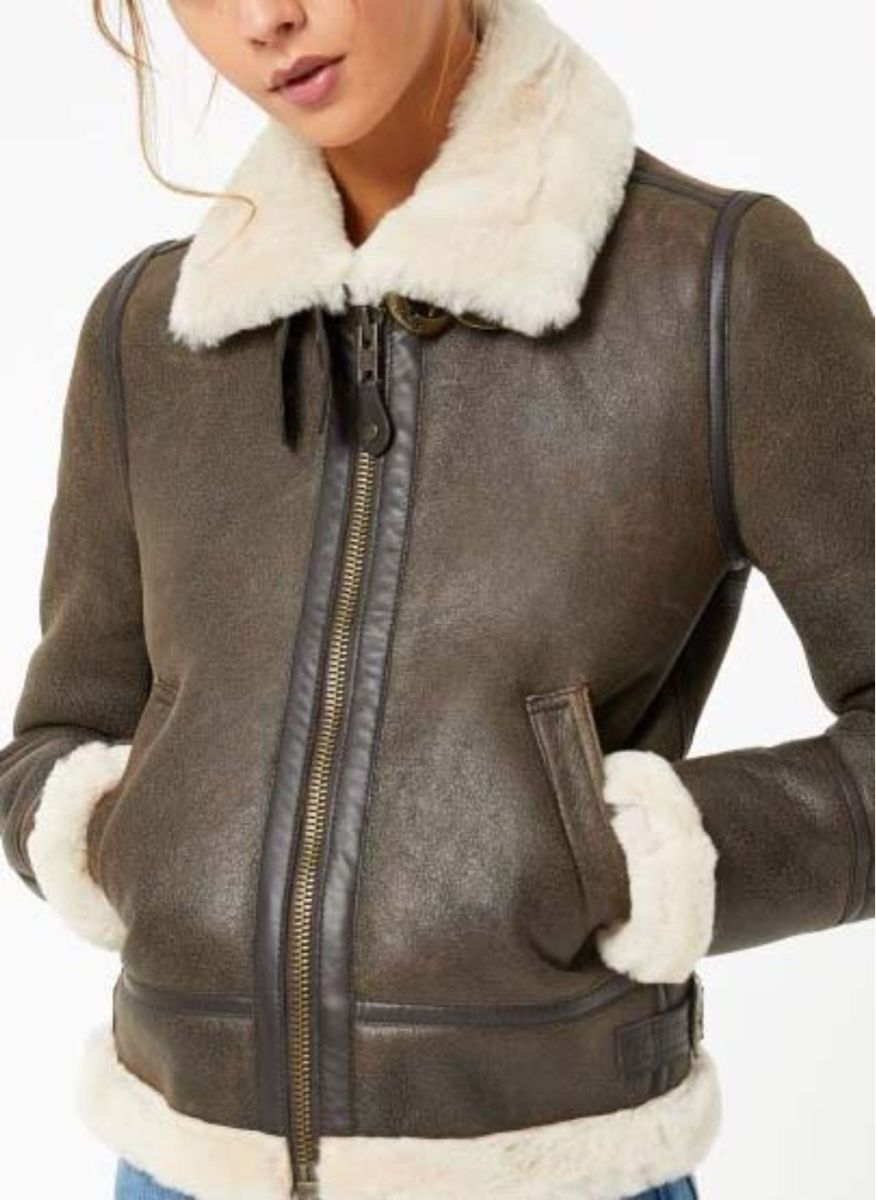 Schott Giacche: Schott Schafsleder Winterjacke – Nuovo (secondo la descrizione) da Zürich venduto da j___b 1