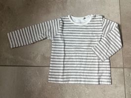 Bellybutton, Sweatshirt, Langarmshirt, grau, weiss, Gr. 68