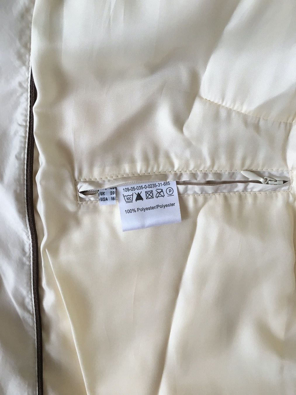 Giacche: Neue wunderschöne Windjacke aus Baumwolle, Farbe Ivory – Nuovo (secondo la descrizione) da Bern venduto da Smile-2707 4