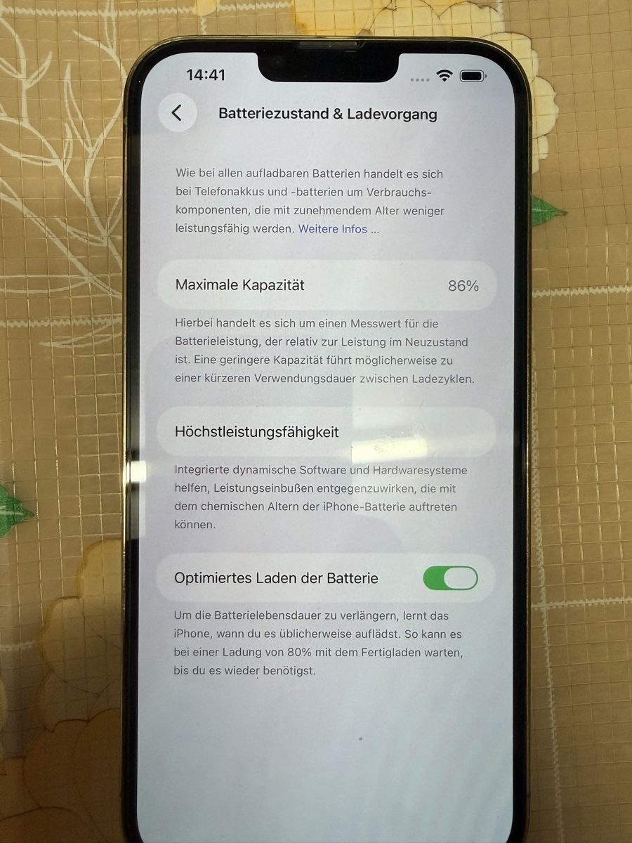 Apple Telefoni cellulari / Smartphones: iPhone 13 Pro Max 128GB - 86% – Usato da Zürich venduto da d-ron 6