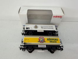 Märklin 4417 + 44178 Güterwagen gedeckte Bierwagen DB