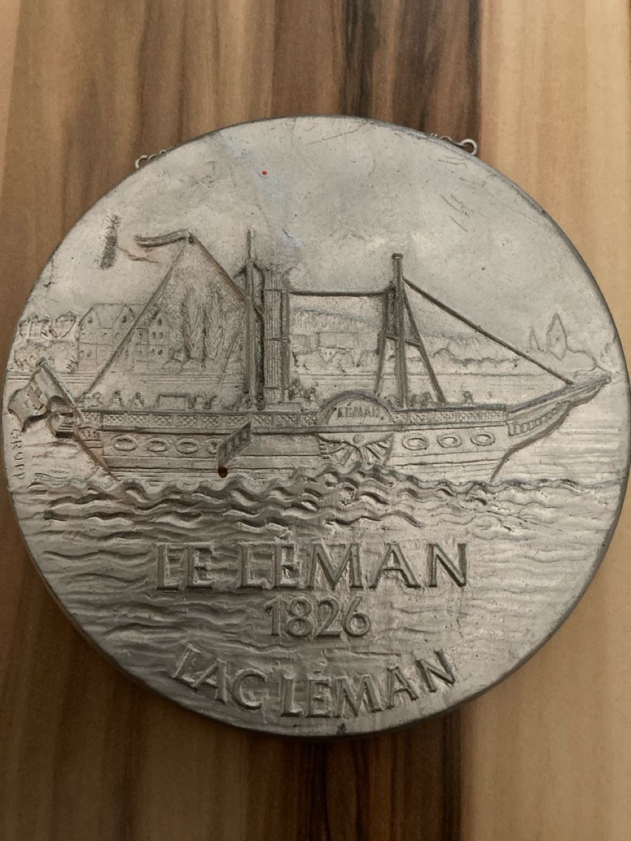 Teller: Schiff Le Leman 1826 Wand Deko Boot – Gebraucht aus Aarwangen von to-hirschi
