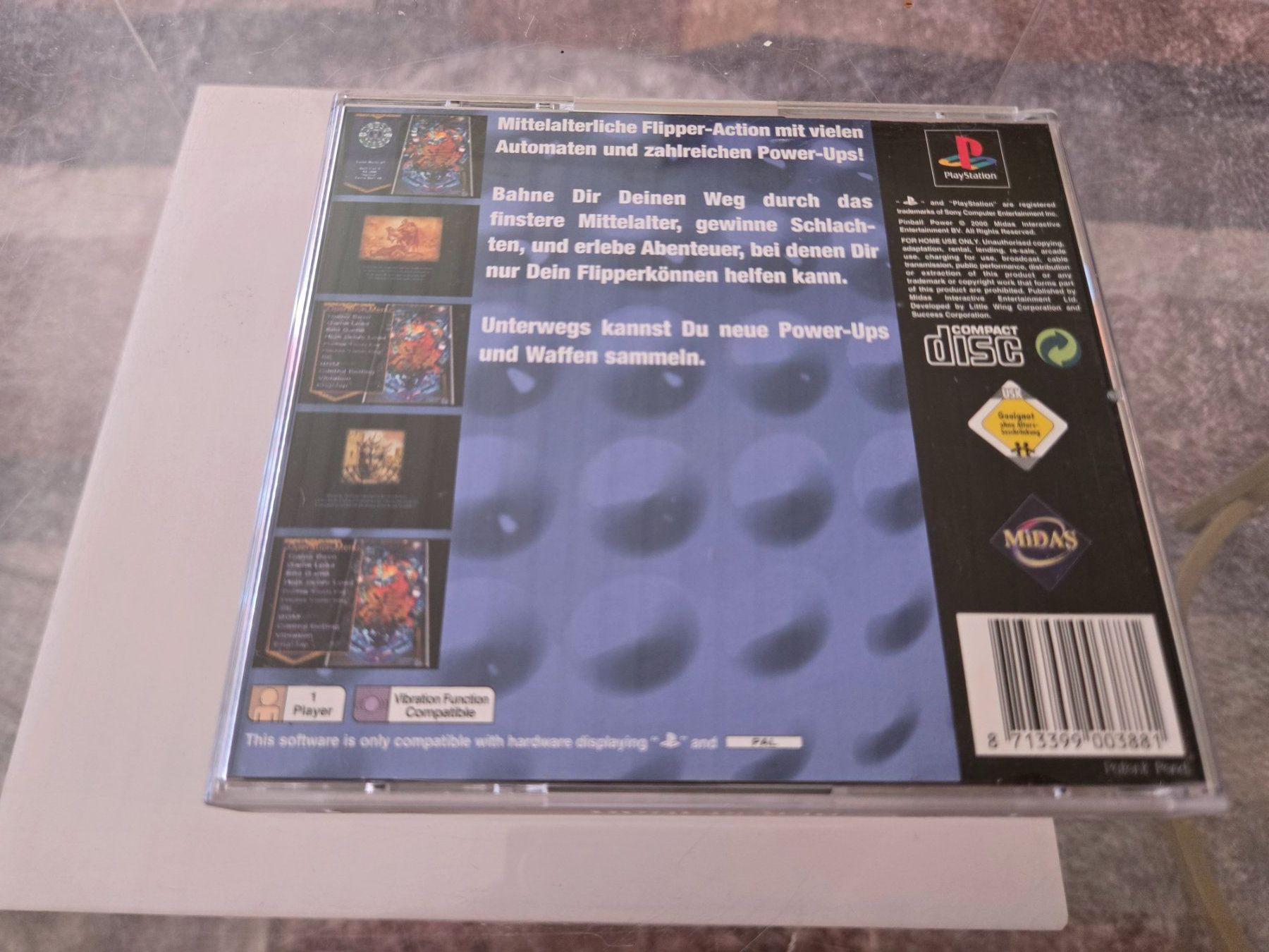 Giochi: Pinball Power PS1 – Usato da Bussigny venduto da Kfdlt 1