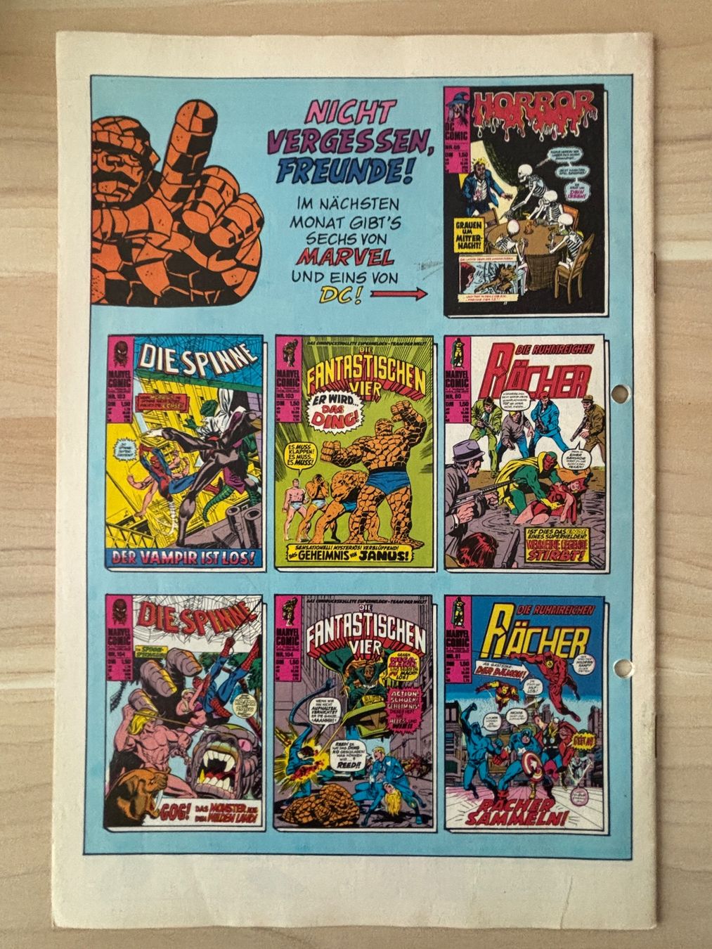 Fumetti: Die Spinne Marvel Comic Heft 102, 1.Morbius – Usato da Kehrsatz venduto da Raboy 1