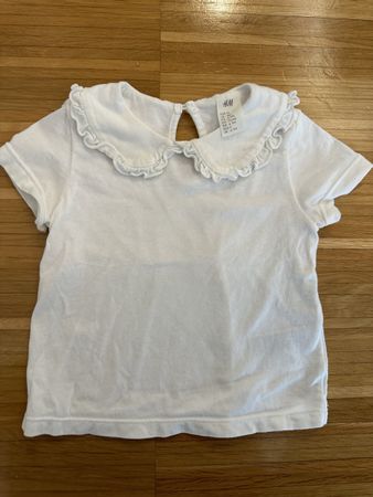 T Shirt mit süssem Kragen, Gr 74