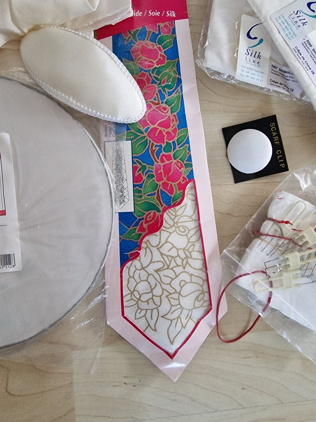 Foulard & Sciarpe: Seidentücher zum Bemalen – Nuovo (secondo la descrizione) da Knonau venduto da liebenic01 2