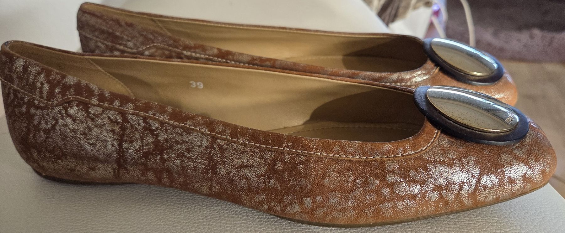 Hogan Scarpe da donna: Ballerines Hogan, 39, en cuir – Nuovo (secondo la descrizione) da Onex venduto da dan_2nt8 5