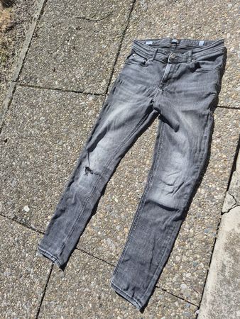 Jeans Jack & Jones Skinny Liam grau Grösse 158 13J